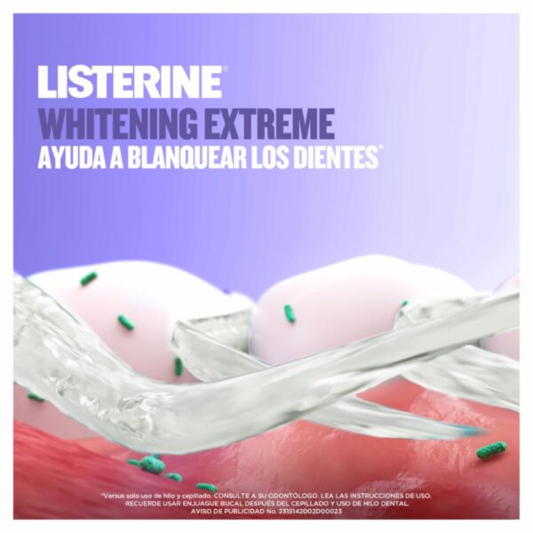 Enjuague Bucal Whitening Extreme LISTERINE 236 Ml - Imagen 4