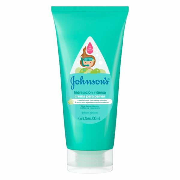 Crema Peinar Bebé Hidratación Intensa JOHNSON´S BABY 200 Ml - Imagen 2