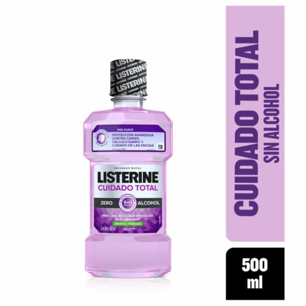 Enjuague Bucal Cuidado Total Zero LISTERINE 500 Ml - Imagen 2
