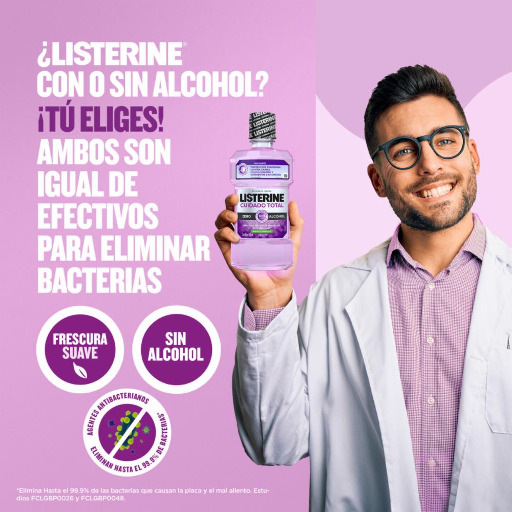 Enjuague Bucal Cuidado Total Zero LISTERINE 500 Ml - Imagen 3