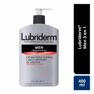 Crema Corporal For Men 3 Beneficios En 1 Fragancia Ligera LUBRIDERM 400 Ml