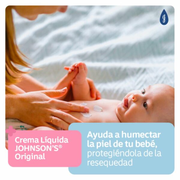 Crema Infantil Líquida Original JOHNSON´S BABY 800 Ml - Imagen 2