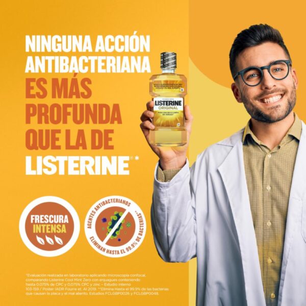 Enjuague Bucal Original LISTERINE 500 Ml - Imagen 6