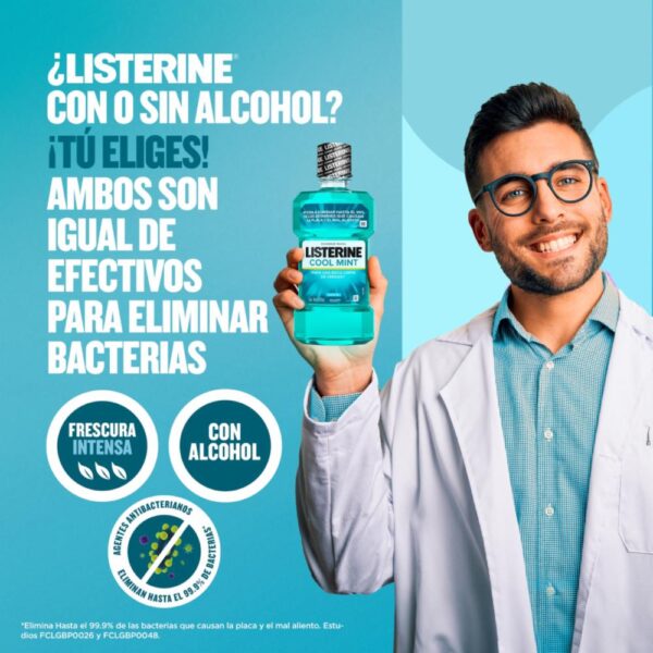 Enjuague Bucal Cool Mint LISTERINE 360 Ml - Imagen 2