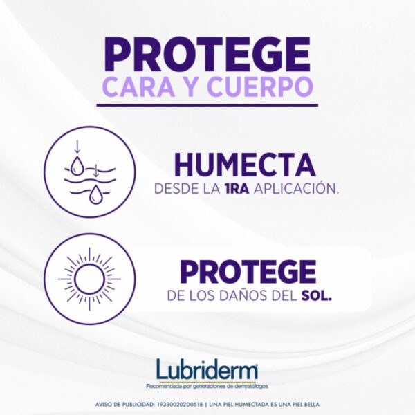 Crema Corporal Fps 15 LUBRIDERM 400 Ml