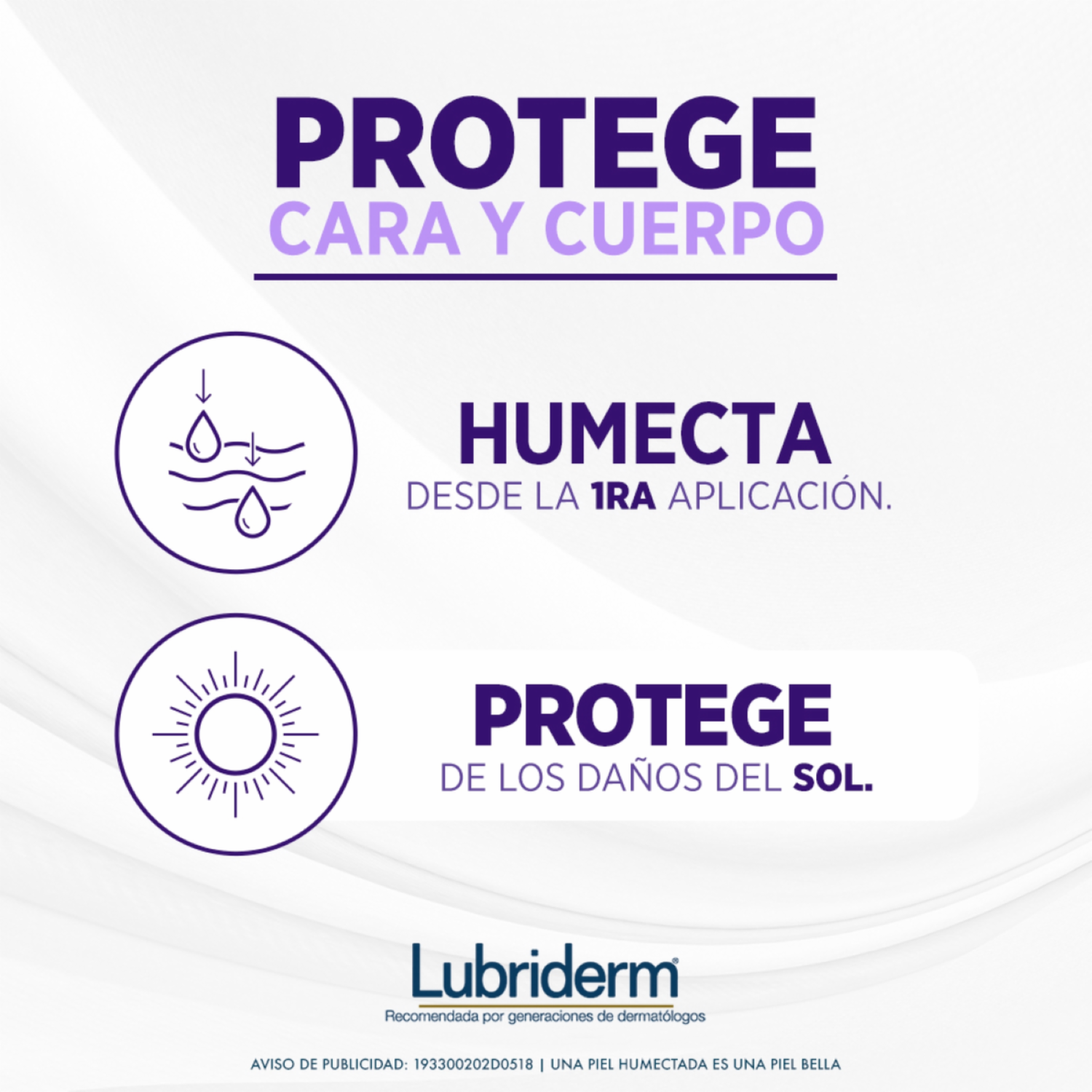 Crema Corporal Fps 15 LUBRIDERM 400 Ml - Imagen 2