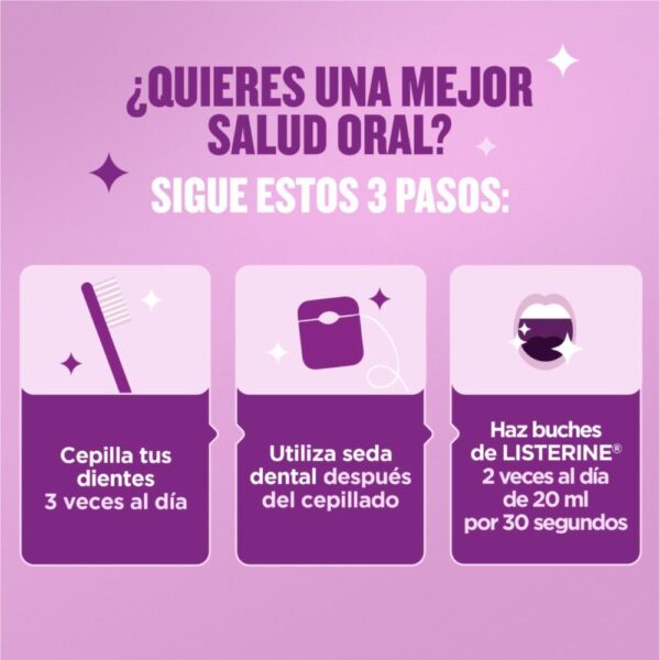 Enjuague Bucal Cuidado Total LISTERINE 180 Ml - Imagen 4