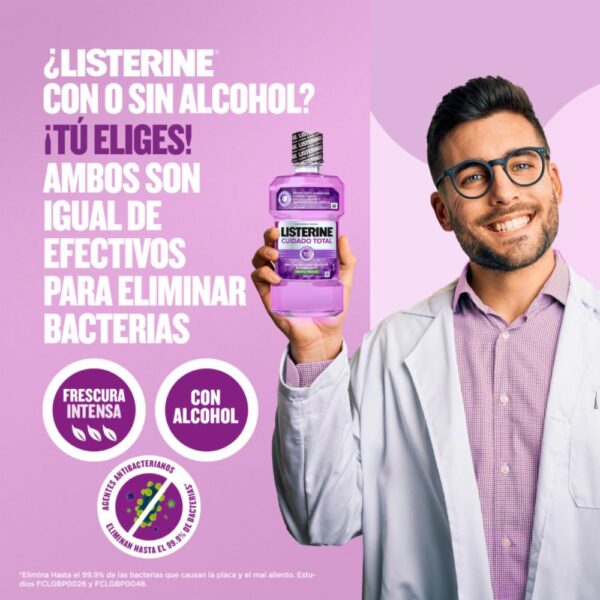Enjuague Bucal Cuidado Total LISTERINE 180 Ml - Imagen 6