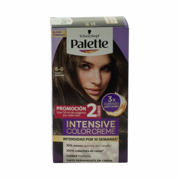 Tinte Capilar De Cabello PALETTE Color Rubio Osc 6-0