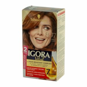 Tinte Capilar Tono Cobrizo 8-77 Doble Tubo IGORA Unidad