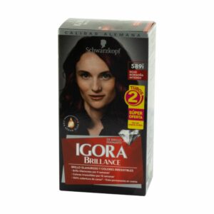 Tinte Capilar Doble Tubo Int 5891 Rojo Borgoña IGORA BRILLANCE Unidad