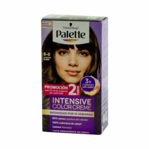 Tinte Capilar Doble Tubo Cc 5-0 Castaño Claro PALETTE 110 Ml