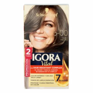 Tinte Capilar Doble Tubo Rubio Oscuro 6-00 IGORA Unidad