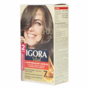 Tinte Capilar Doble Tubo Rubio Oscuro 6-00 IGORA VITAL Unidad