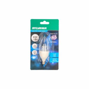 Foco Tipo Vela 6 W E12 Luz SYLVANIA Unidad