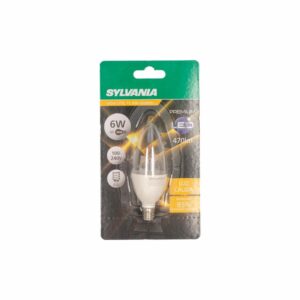 Foco Tipo Vela 6W E12 2700 K SYLVANIA Unidad
