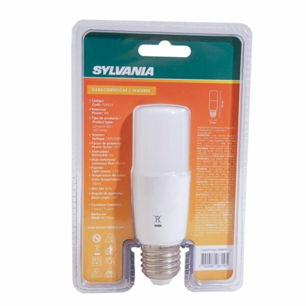 Foco Slim Luz Cálida 15 SYLVANIA 9W - Imagen 2