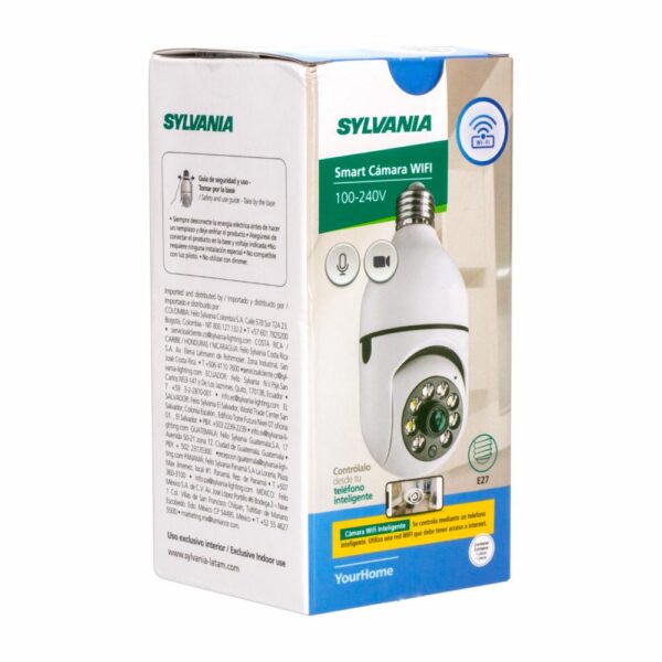 Cámara Smart Foco E27 Wifi SYLVANIA 1080 p - Imagen 3