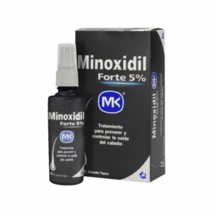 Minoxidil Loción Forte Tratamiento Anticaída Al 5% MK 60 Ml