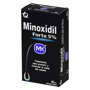 Minoxidil Loción Forte Tratamiento Anticaída Al 5% MK 60 Ml