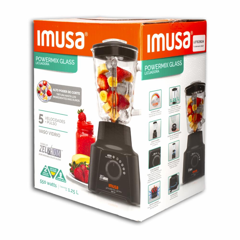 Licuadora 550 Watts Powermix 5861032007 IMUSA 5 Velocidades - Imagen 4