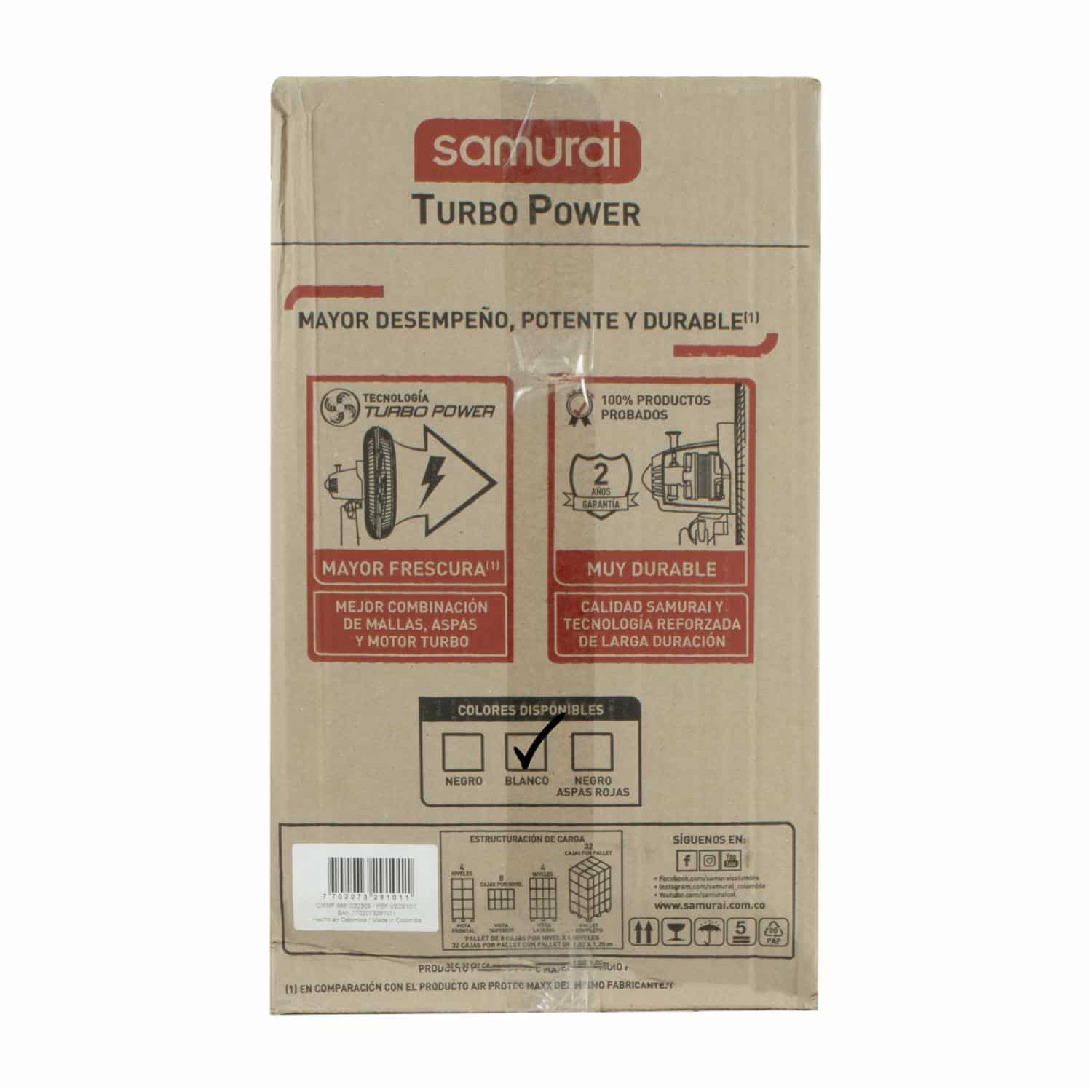 Ventilador De Pedestal Turbo Power SAMURAI 5861032309 - Imagen 4