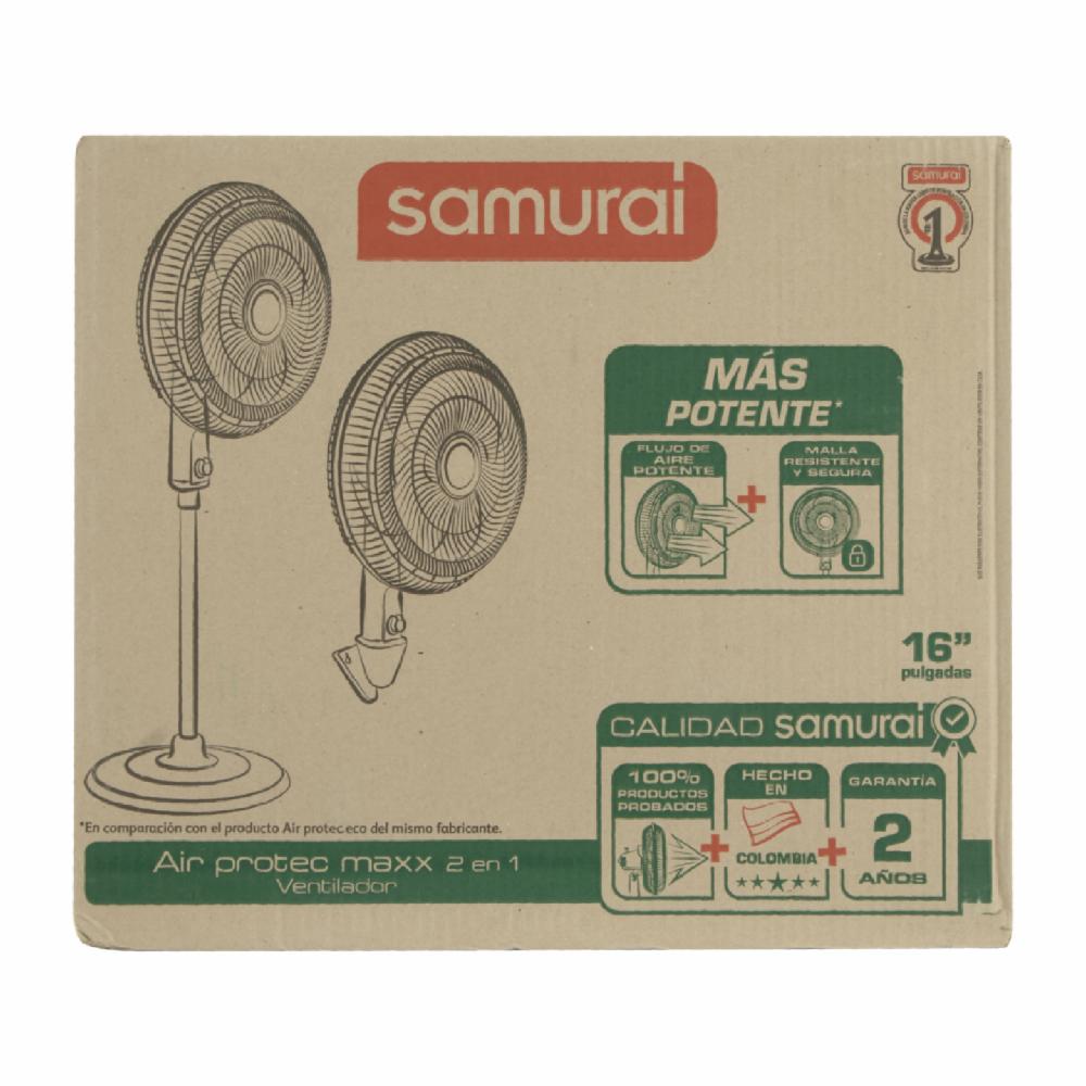 Ventilador De Pedestal Airprotect Maxx 2 En1 SAMURAI 5861027400 - Imagen 3