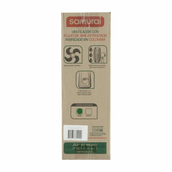 Ventilador De Pedestal Airprotect Maxx 2 En1 SAMURAI 5861027400 - Imagen 4