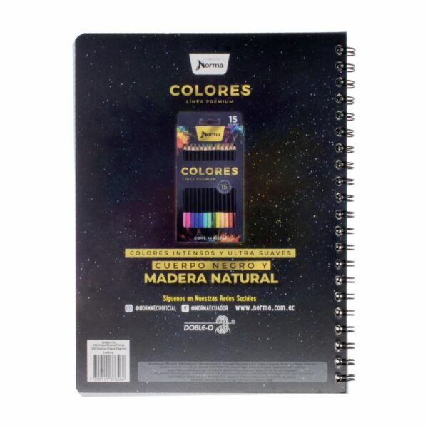 Cuaderno Universitario A Cuadros NORMA 100 Hojas - Imagen 2