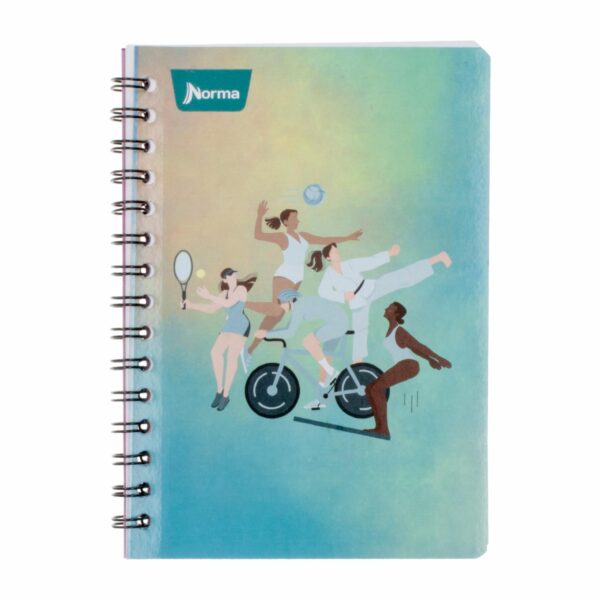Cuaderno Junior Argollado 1 Línea NORMA 60 Hojas