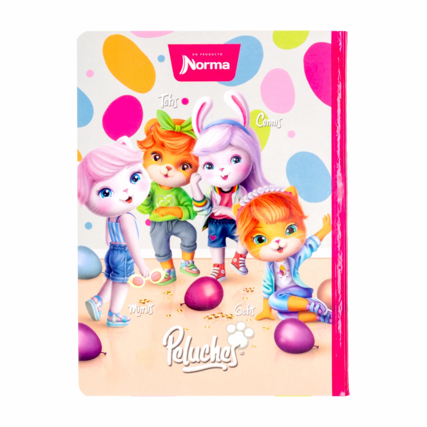 Cuaderno Universitario Cosido Grande Peluches 2 Líneas NORMA 100 Hojas