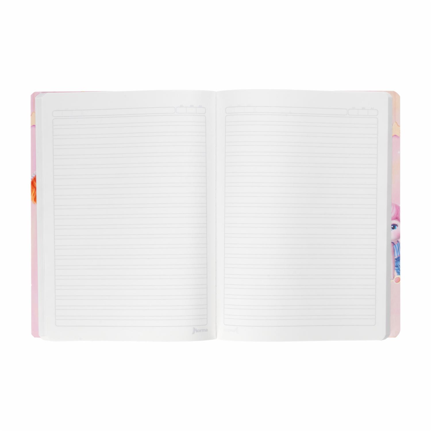 Cuaderno Universitario Cosido Grande Peluches 2 Líneas NORMA 100 Hojas