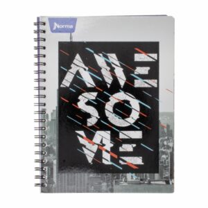 Cuaderno Universitario Argollado 4 Líneas NORMA 60 Hojas