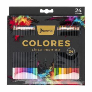Lápices De Colores Premium NORMA X 24 Uds