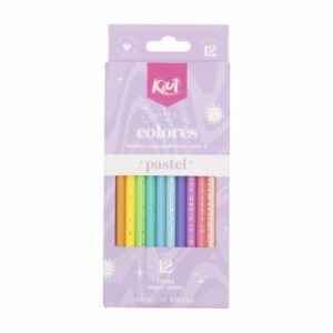 Lápices De Colores Pastel KIUT X 12 Uds