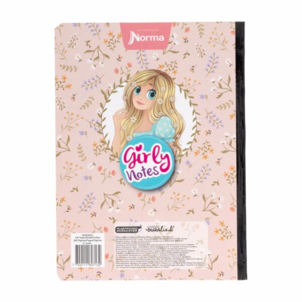 Cuaderno Cosido Girly Notes 4 Líneas NORMA 100 Hojas - Imagen 2