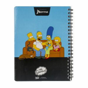 Cuaderno Universitario Los Simpsons 105 Tapa Flexible 1 Línea NORMA 100 Hojas