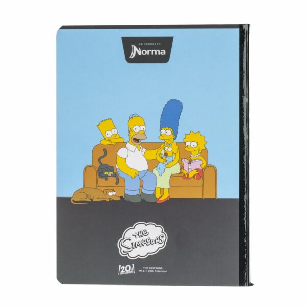 Cuadernos Cosido Los Simpsons Gm Cuadros NORMA 100 Hojas - Imagen 2