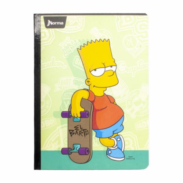 Cuadernos Cosido Los Simpsons Gm 1 Línea NORMA 100 Hojas
