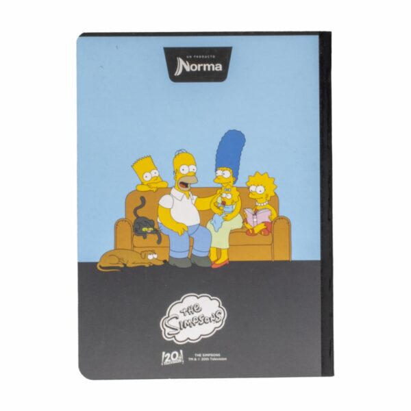 Cuadernos Cosido Los Simpsons Gm 1 Línea NORMA 100 Hojas - Imagen 2