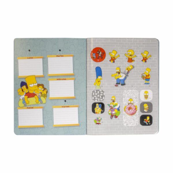 Cuadernos Cosido Los Simpsons Gm 1 Línea NORMA 100 Hojas - Imagen 3