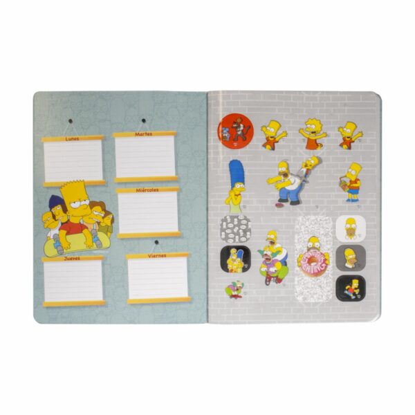 Cuadernos Cosido Los Simpsons Gm 1 Línea NORMA 100 Hojas - Imagen 3
