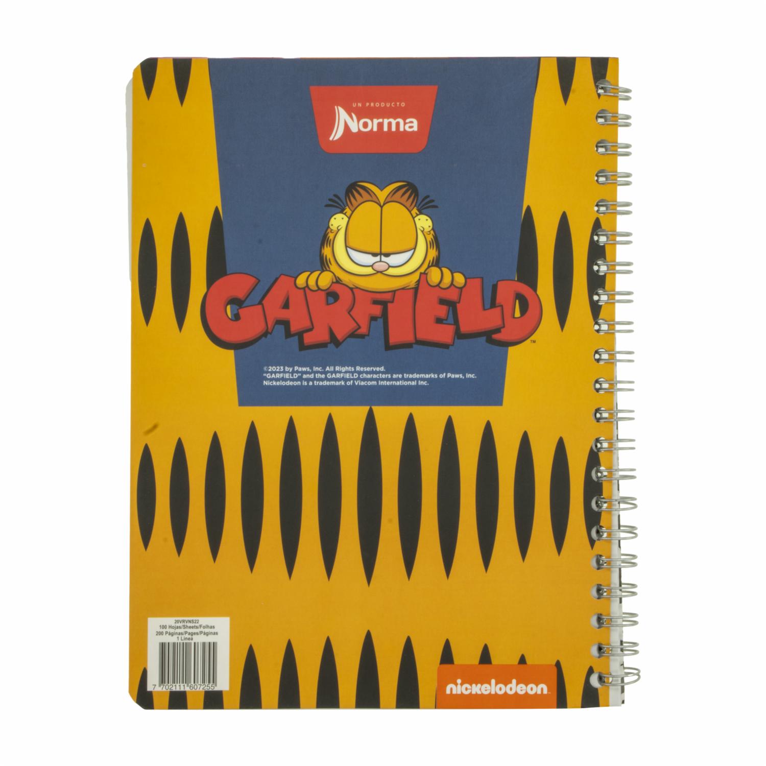 Cuaderno Universitario Nickelodeon 105 Tapa Flex 1 Líneas NORMA 100 Hojas - Imagen 2