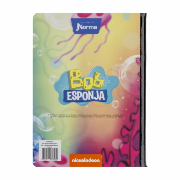 Cuadernos Cosido Nickelodeon Gm Cuadros NORMA 100 Hojas - Imagen 2