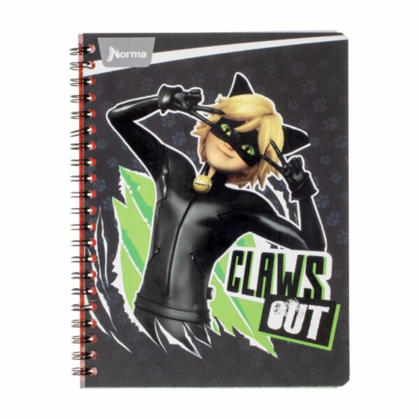 Cuaderno Universitario Lady Bug 105 Tapa Flex Cuadros NORMA 100 Hojas