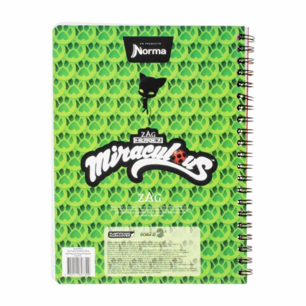 Cuaderno Universitario Lady Bug 105 Tapa Flex Cuadros NORMA 100 Hojas - Imagen 2