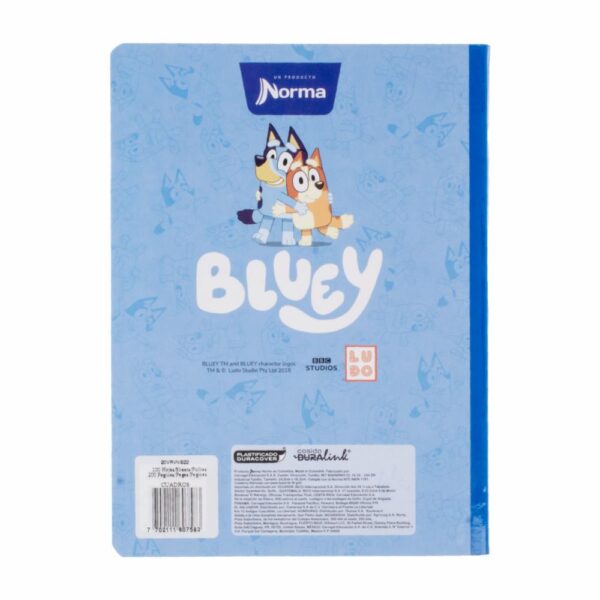 Cuadernos Cosido Va Bluey Cuadros NORMA 100 Hojas - Imagen 2