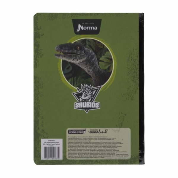 Cuadernos Cosido Saurios Gm 4 Líneas NORMA 100 Hojas - Imagen 2