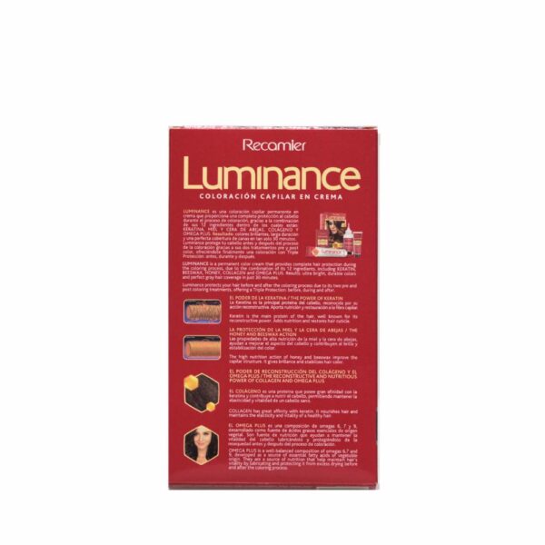 Tinte De Cabello Castaño Oscuro Doble Tubo 3 LUMINANCE Kit 2 X 60 G - Imagen 2