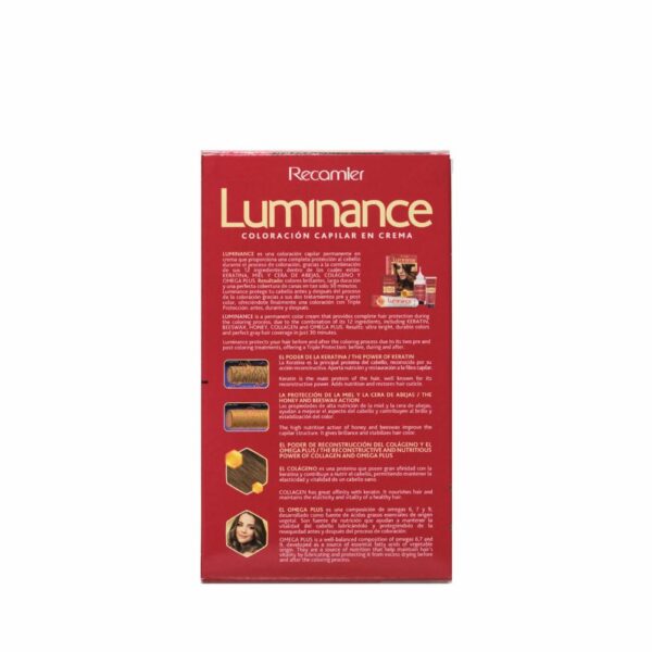 Tinte De Cabello Rubio Cenizo Profundo Doble Tubo 7.1 LUMINANCE Kit 2 X 60 G - Imagen 2